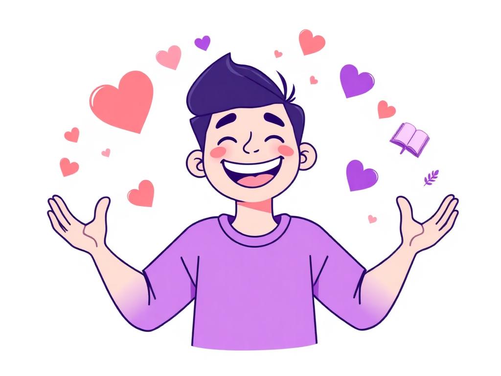 Ilustração WYNEED — Satisfação com a Vida