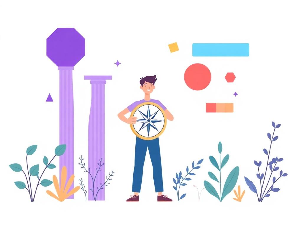 Ilustração WYNEED — Valores Pessoais