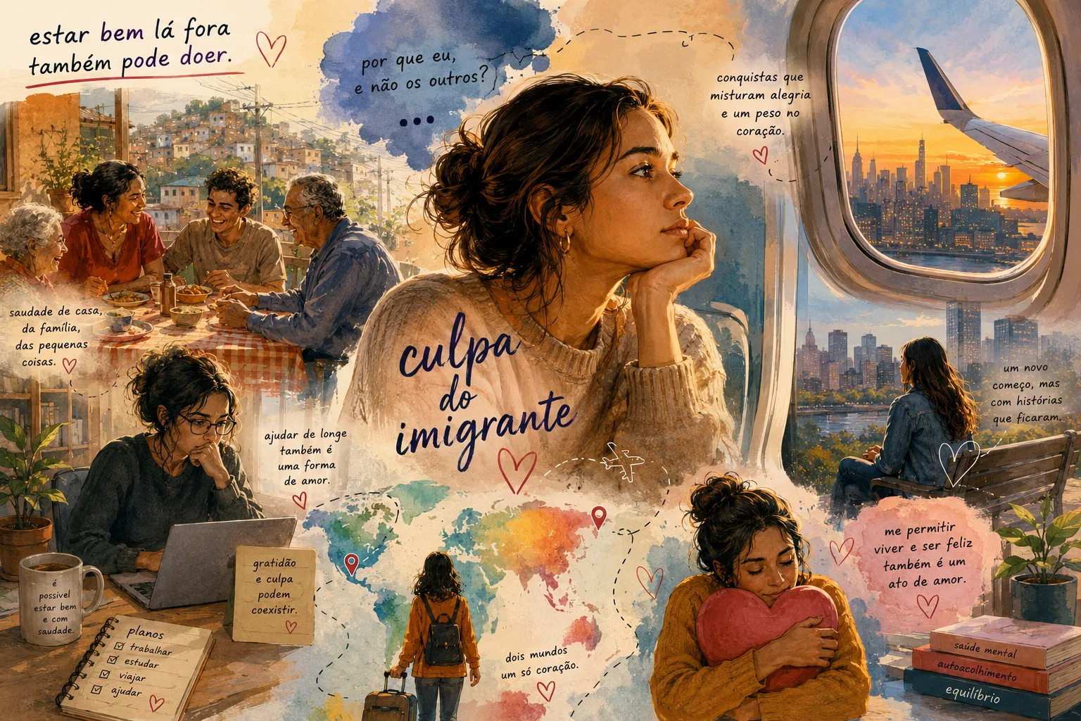 Culpa do imigrante: por que sentir-se bem lá fora também dói